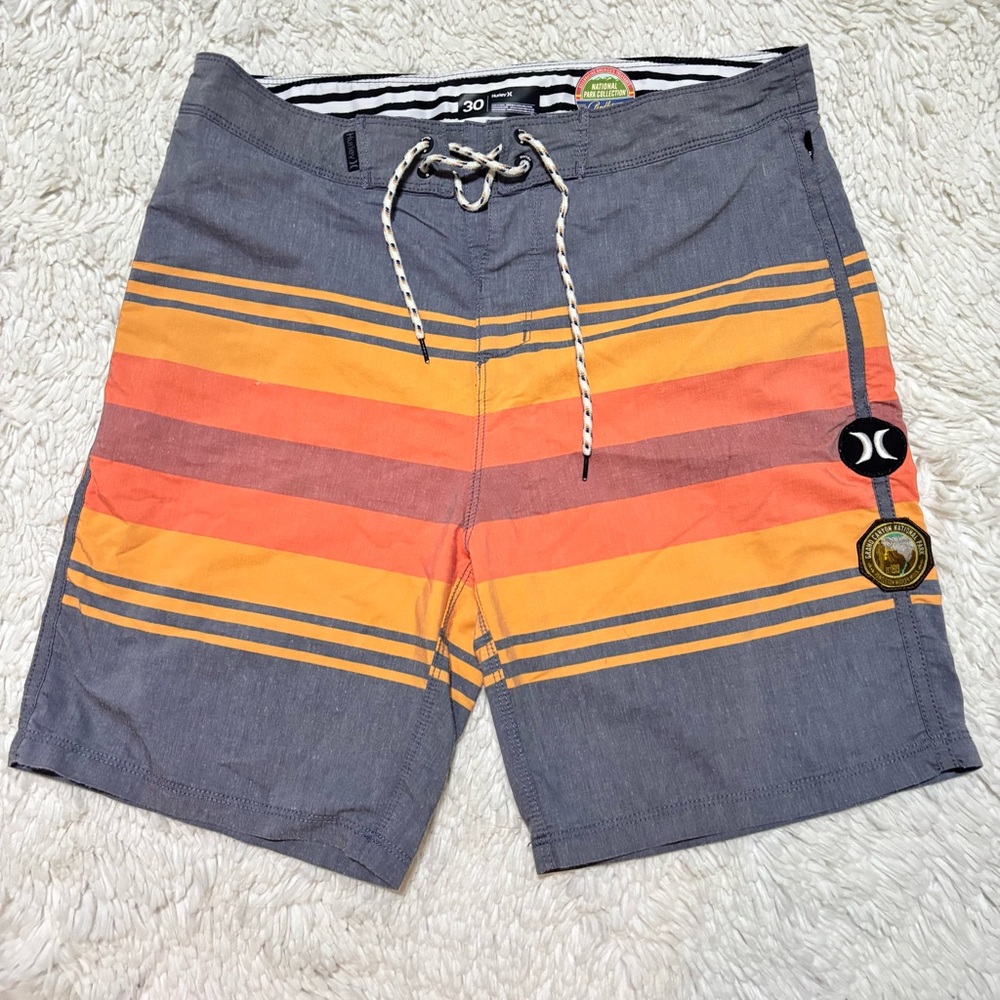 Hurley Mens Pendleton Grand Canyon Boardshorts National‎ Parks Swim Trail sz 30